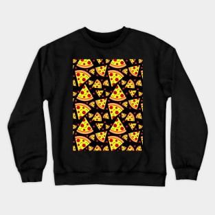 Pizza Slices Pattern Crewneck Sweatshirt